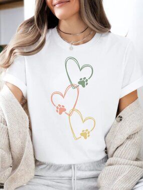 Cute Paw Shirt, Gift For Pet Lover Shirt